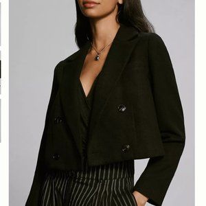 Maeve Cropped Double-Breasted Jacket